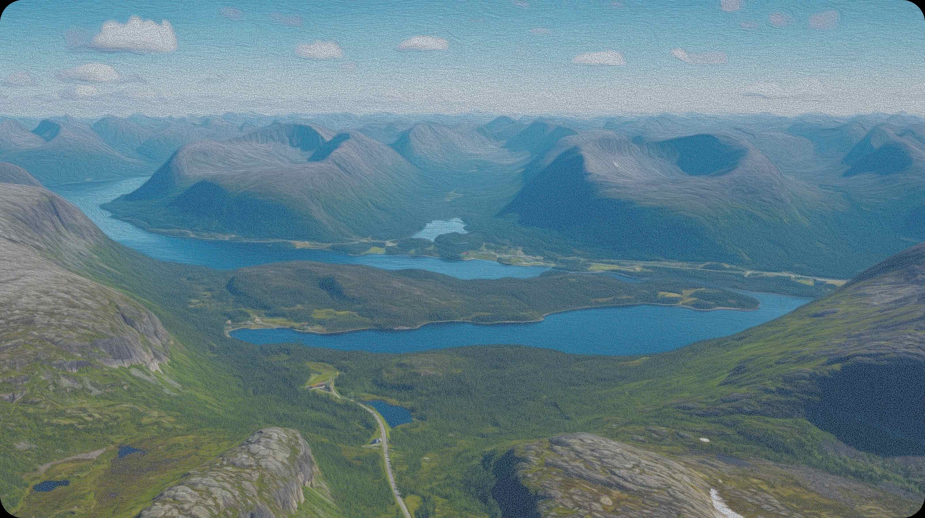 Mountain landscape background